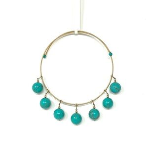 Women’s Gold Turquoise Choker Necklace